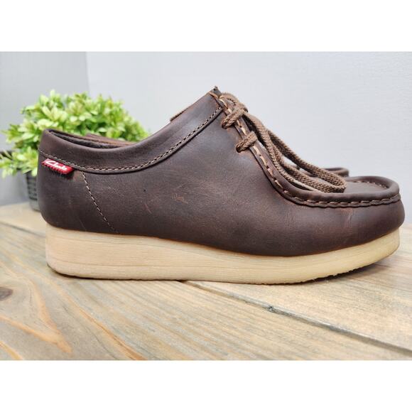 Clarks Padmora Wallabee Beeswax Shoes Womens 7 Brown Leather 15260 - Picture 1 of 10